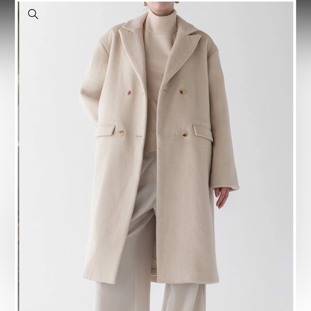 OAK + FORT Cream Coat